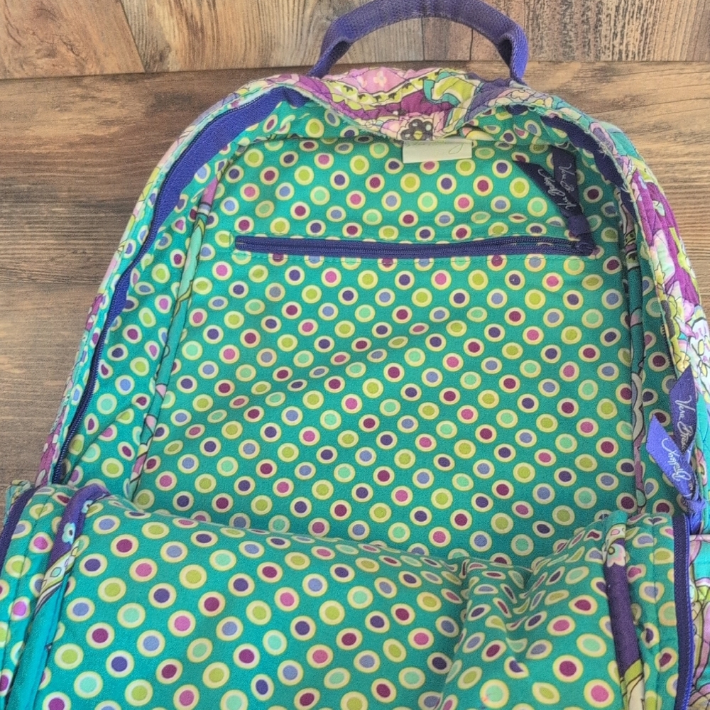 Vera Bradley Paisley Campus Travel Backpack                        M355 - Picture 9 of 12